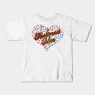 Colorful Heart Tone-Fleetwood Mac Kids T-Shirt